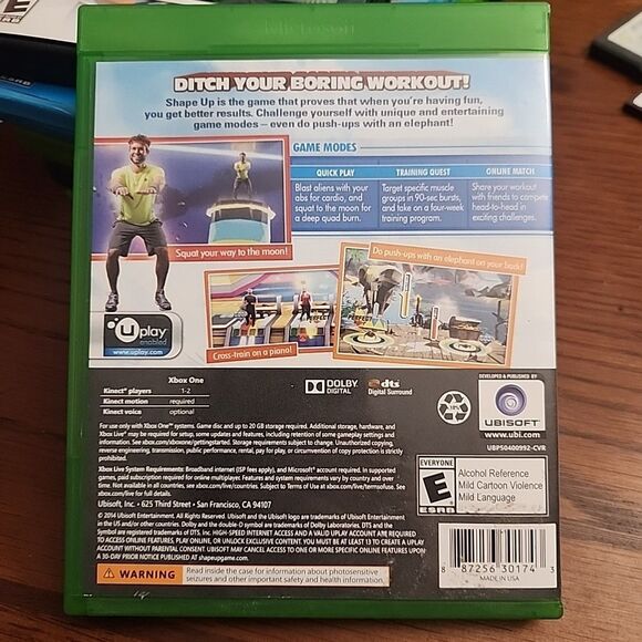 Shape Up Game (Microsoft Xbox One, 2014) Requires Kinect - Picture 2 of 3